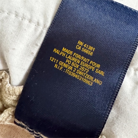 Polo Ralph Lauren corduroy pants boys sz 16 Tan khaki casual winter holiday - Picture 12 of 12